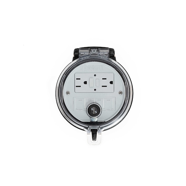 Data Access Port, 45 Degree Bendin. Base, Gfci Outlet